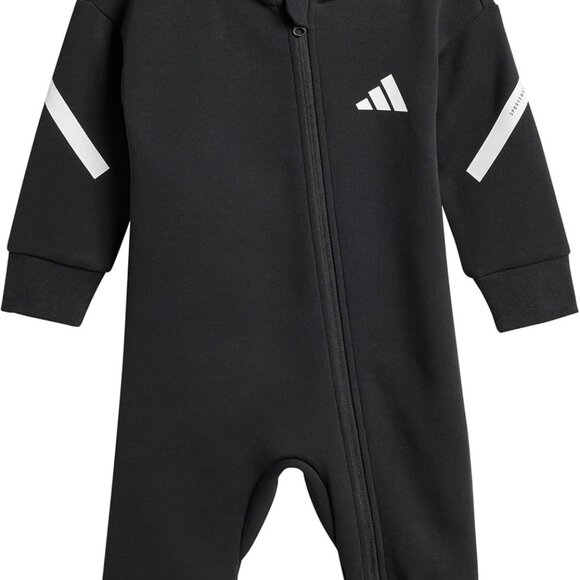 Adidas Z.N.E. Premium Terry Fleece Baby Onesie Union Suit 9 Months - Picture 6 of 6